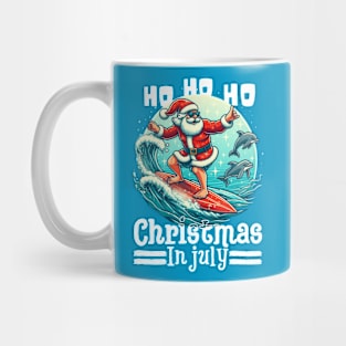 Santa christmas in July Summer Mug